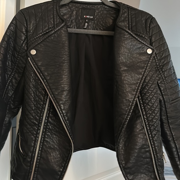 KIIND OF Faux Leather Jacket - Picture 9 of 11